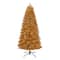 9ft. Pre-Lit True Gold Metallic Artificial Christmas Tree, White LED Lights
